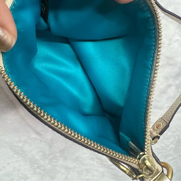 Coach Poppy Multicolor Wristlet with Gold Details - Picture 5 of 7